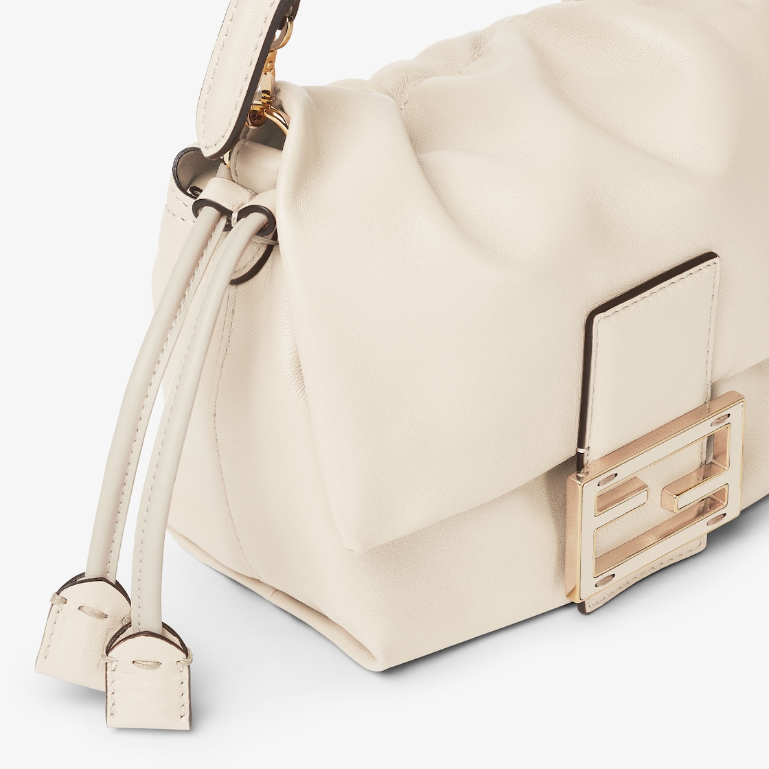 FENDI Mamma Baguette Small Camelia nappa leather mini-bag - Image 5